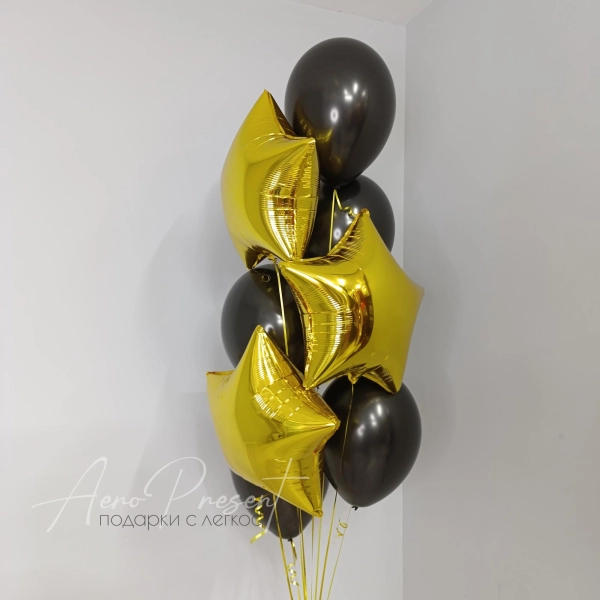 Фонтан шаров "Звезды в сумерках"